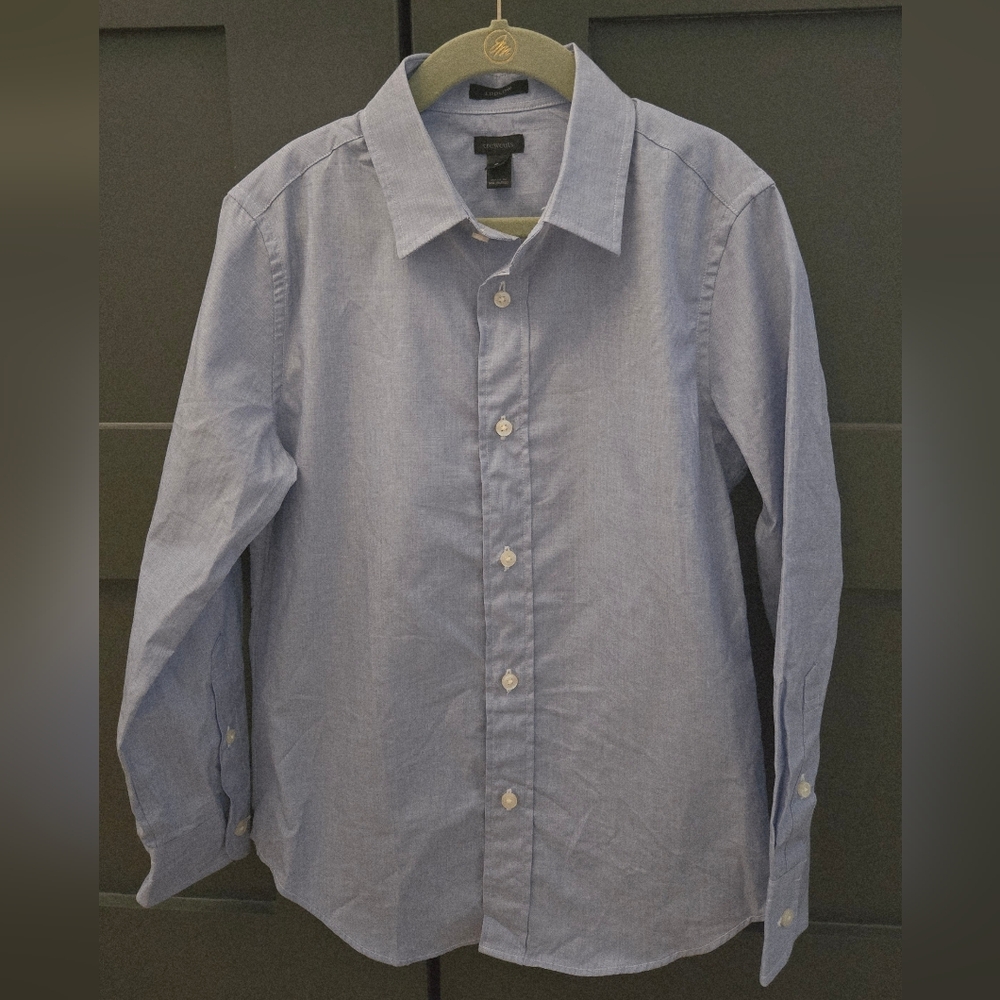 J.Crew Crewcuts Boys' Blue Button-Down Shirt